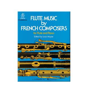 法国作曲家长笛音乐 长笛和钢琴 希尔默原版乐谱 various Louis Moyse for Flute and Piano HL50331090