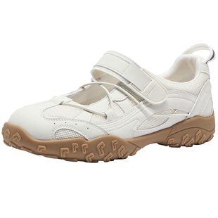 热风厚底休闲鞋女2026年春季新款浅口百搭鞋子透气运动休闲女鞋