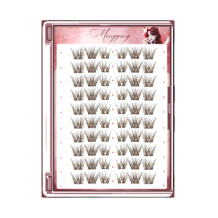免胶自粘混血转校生假睫毛新款女自然仿真超软新手棕色亚裔眼睫毛
