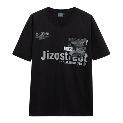 ONIARAI/鬼洗24春夏新品地藏小王当街迷彩口袋短T恤男式 JW80055