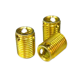 厂家包邮孔型307/308型镀彩锌螺纹衬套整体螺纹套自攻螺套M3-M16