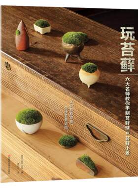 玩苔藓 六大名师教你手制苔藓球和苔藓小景 苔藓微景观 苔藓盆景制作教程书籍 苔藓球制作与养护 多肉植物花草盆苔藓新视界