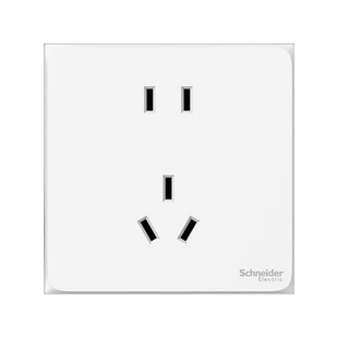 公牛G25亮白色开关插座86型大面板五孔5孔1开3孔墙壁大板家用暗装