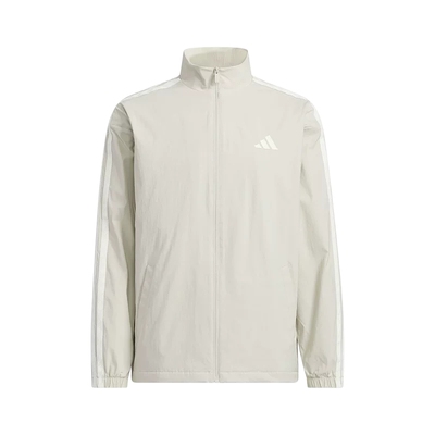 adidas阿迪达斯三条纹立领宽松加绒外套2026春男梭织夹克 KR2518