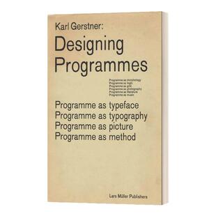 英文原版 Designing Programmes 设计程序 字体 排版 图片 方法的程序 英文版 Karl Gerstner 进口英语原版书籍