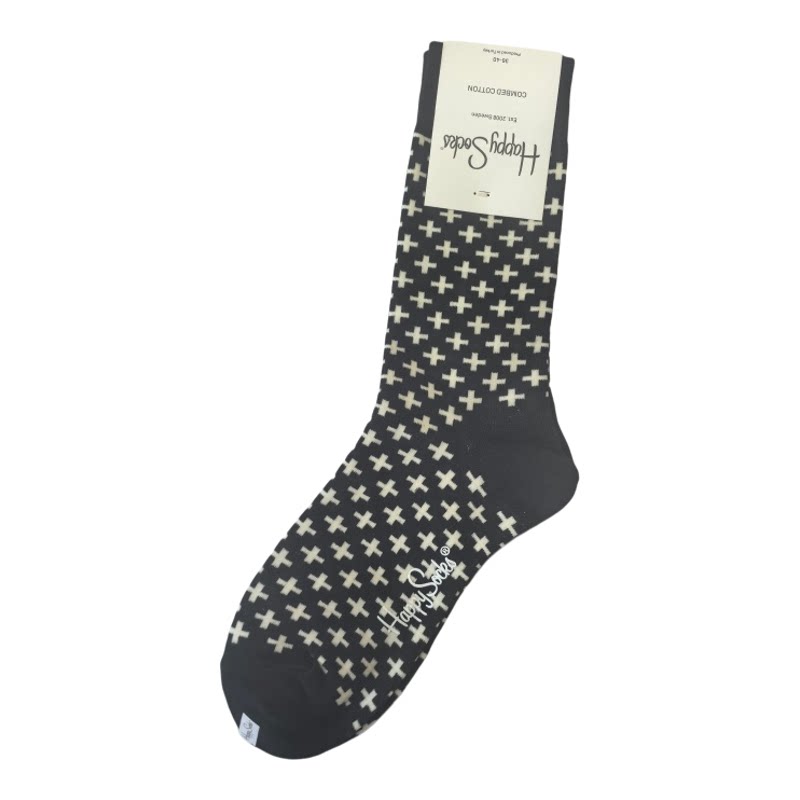 happysocks圣诞袜姜饼人气氛女中筒袜瑞典潮牌HS纯棉百搭潮牌袜子