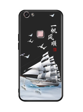 luckrider适用于vivox6中国风v ivox6s手机壳x6d个性vviox6a保护套。维沃x6爆款v1vox6sa手机贴膜vivix6l文字