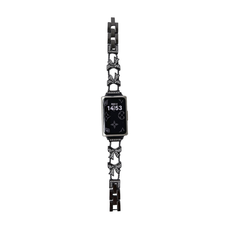 适用华为11Pro表带蝴蝶结fit4链