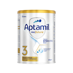 爱他美白金澳洲240亿活性益生菌3段奶粉900g1岁以上*单罐