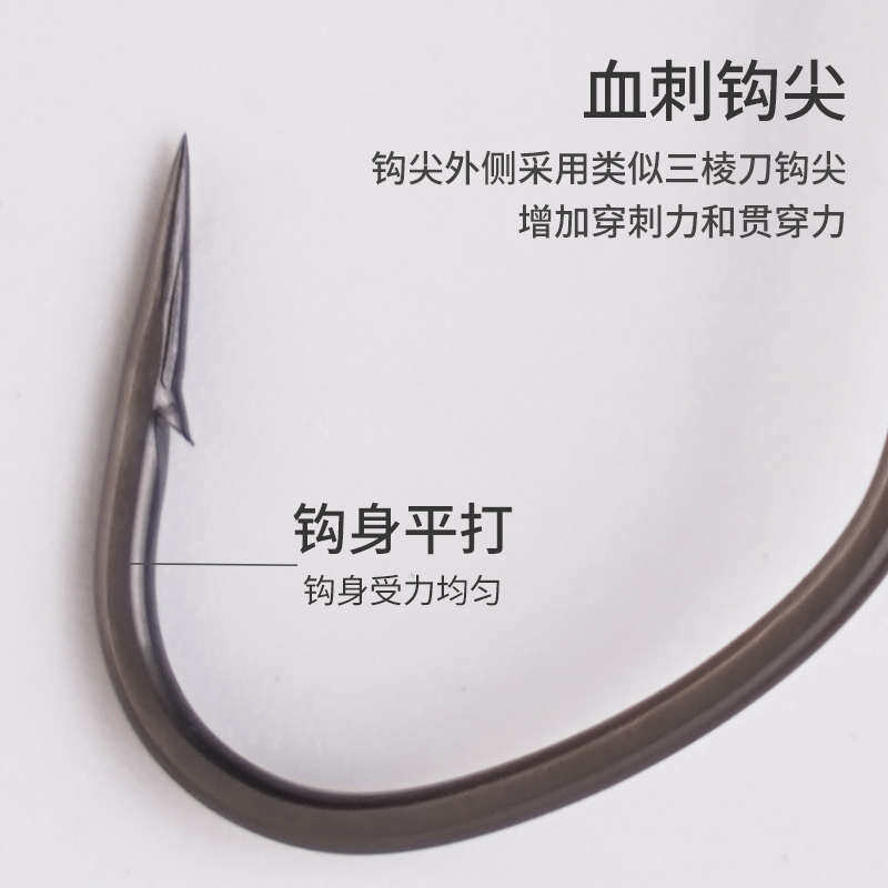 驯鱼高手钨钢内德钩内德铅头钩路亚黑坑鳜鲈鱼浮水虾软饵鱼钩钓组