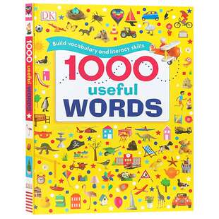 正版 DK常用英语1000词 英文原版字典 1000 Useful Words dk 非点读 词汇量积累阅读写作技能提升 1000个单词绘本 精装 进口英语书