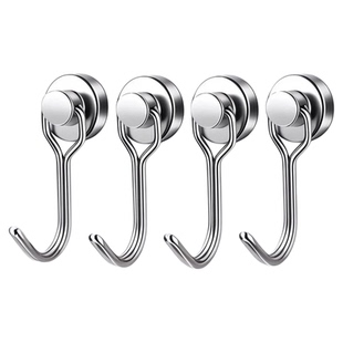 磁吸挂钩免打孔壁挂式无痕冰箱磁铁钥匙挂钩创意门后吸铁磁力粘钩