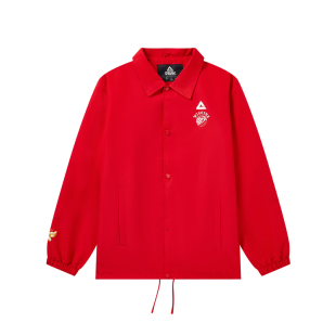 匹克五谷丰登 | 新年梭织外套运动夹克红色男本命年翻领休闲开衫