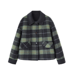 双面羊绒大衣2025新款冬妈妈小个子气质高级感短款毛呢外套女洋气