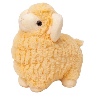 可爱仿真小绵羊公仔小羊玩偶生肖羊毛绒玩具床上抱枕生日礼物女孩