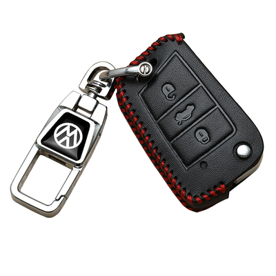 适用大众宝来钥匙套朗逸高档包