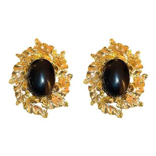 复古耳环女港风气质欧美轻奢小众设计高级感耳饰夸张新中式大耳钉