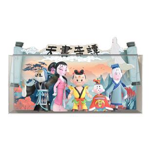 KGBOX用于52TOYS天书奇谭可动人偶盲盒仙潮玩发条亚克力展示盒