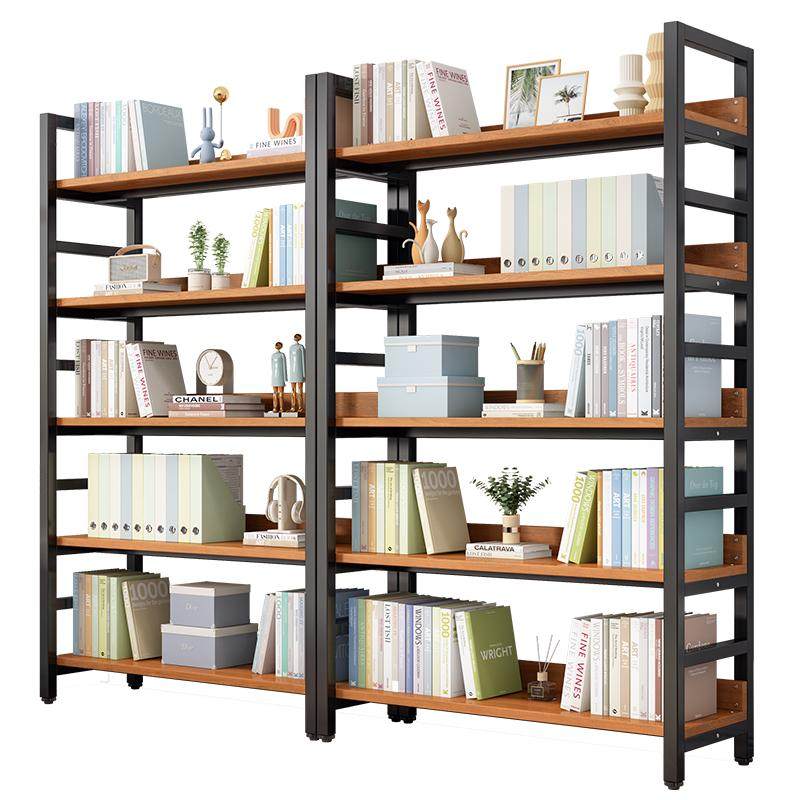 书架置物架钢木货架储物架