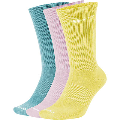 Nike/耐克正品休闲男女时尚跑步训练保暖袜三双装 DC7537-901