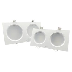 雷士照明双头筒灯格栅筒灯单头双头客厅天花灯NLED5621 NLED5622A