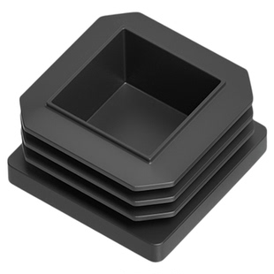 方管堵塞头塑料堵头盖帽方钢塞头方管封口盖堵帽堵盖管塞防滑脚垫