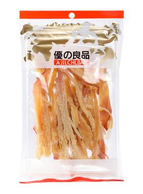 优之良品 碳烧鱿鱼条120g即食海鲜休闲零食手撕耐嚼炭烤鱿鱼丝