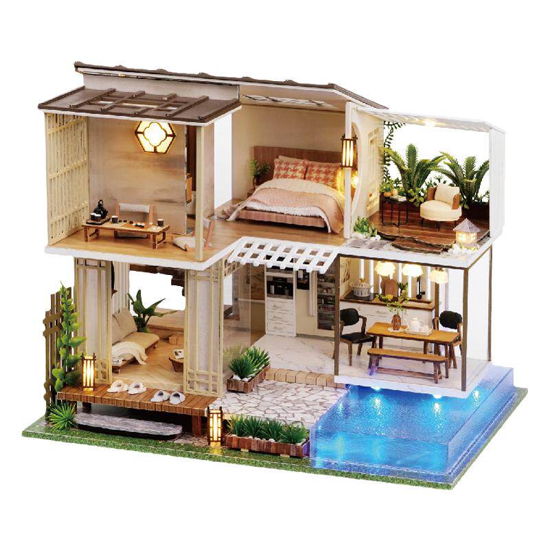 智趣diy小屋玩具模型生日礼物