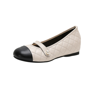 羊皮版~小香风单鞋女设计感小众2026新款绝美晚晚鞋配裙子的鞋子