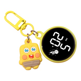 可爱卡通小挂表学生男女孩考试看时间静音防水电子表时尚便携怀表