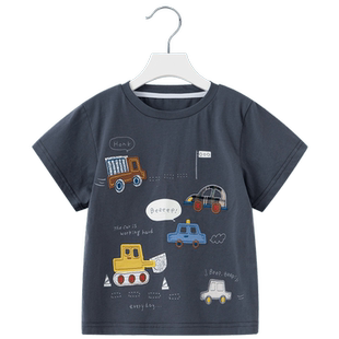 男童t恤短袖夏季薄款儿童衣服夏装新款男孩凉感冰丝上衣半袖体恤