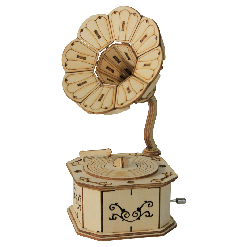 科技手工制作小发明手摇音乐盒小学生创意steam教育科学课材料包