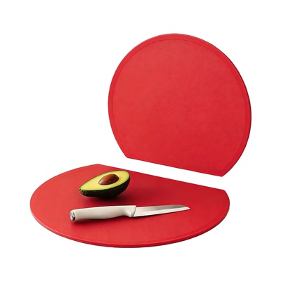 日式可弯曲菜板半圆形双面抗菌切水果黑色案板食品级tpu无痕砧板