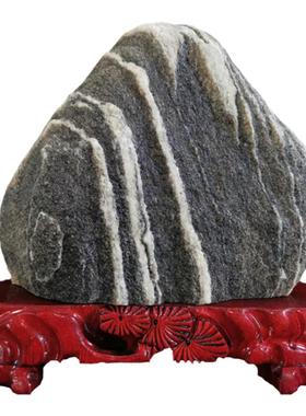 正宗泰山石敢当原石室内外天然大型化路冲靠山石中式家用石头摆件