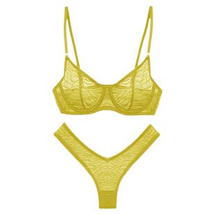 HUIHUIORIGINAL活力超薄亮眼ins欧美极简舒适高级感内衣