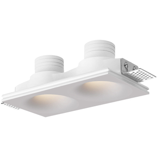 双头石膏灯嵌入式led适用米家智能COB斗胆客厅无主预埋无边框射灯