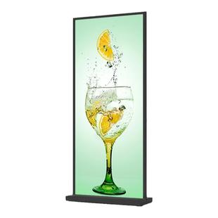 丽屏展架80x200防风门型80x180广告展示牌立式双面kt板易拉宝展板