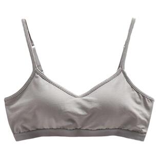 美背吊带背心内衣女无钢圈内搭防走光打底一体式文胸白色抹胸裹胸