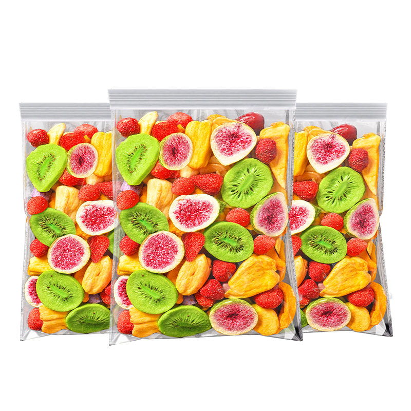 8种纯水果脆500g买1斤送1斤