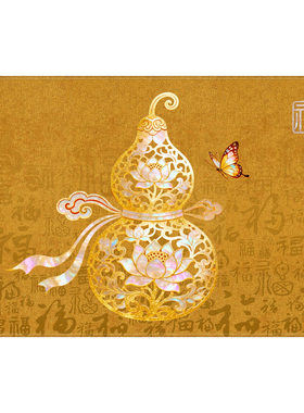 新中式过年入户门地垫防滑脚垫子