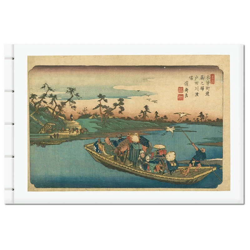 【现货】Hiroshige & Eisen: The Sixty-Nine Stations Along the Kisokaido,歌川广重和溪齐英泉:木曾街道六十九次博物馆展览