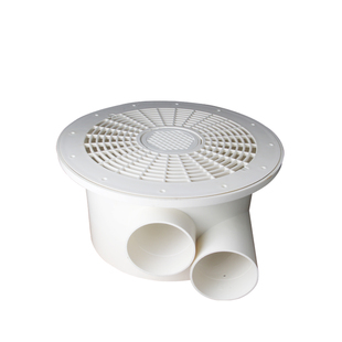 帆布鱼池养殖虾池鱼马桶排污排水口地漏双排水防堵塞过滤网出水口