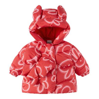 巴拉巴拉童装儿童羽绒服女童衣服春装2026新款拜年外套红色新年潮