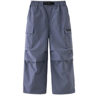 戴维贝拉儿童裤子男童2026新款吸湿速干工装裤中大童春装伞兵裤