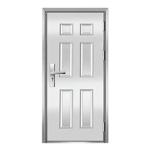 毛铺超加厚304不锈钢防盗门进户门全钢门白钢门防潮防锈门乡村门