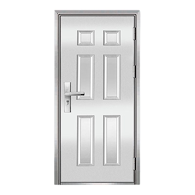 毛铺超加厚304不锈钢防盗门进户门全钢门白钢门防潮防锈门乡村门