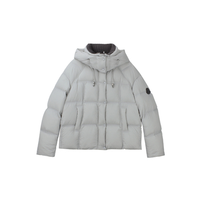 豆豆DA【暖月浮光】90白鸭绒保暖连帽羽绒服显瘦收腰外套-63725DY