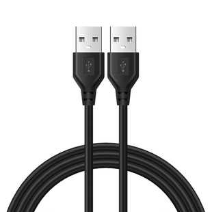 双头USB3.0公头数据线充电供电线笔记本散热器20移动硬盘盒机顶盒