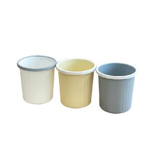 达福芮垃圾桶家用大容量卧室房间客厅学生宿舍办公室桌下纸篓3只