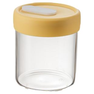 隔夜燕麦杯子高硼硅玻璃泡酸奶冲麦片早餐专用便携式带盖碗可微波